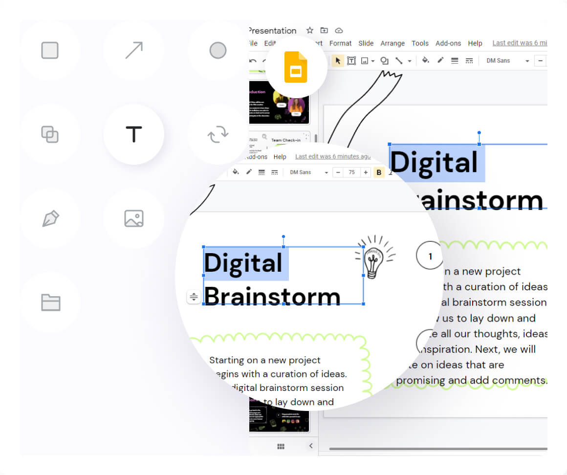 Google Slides example