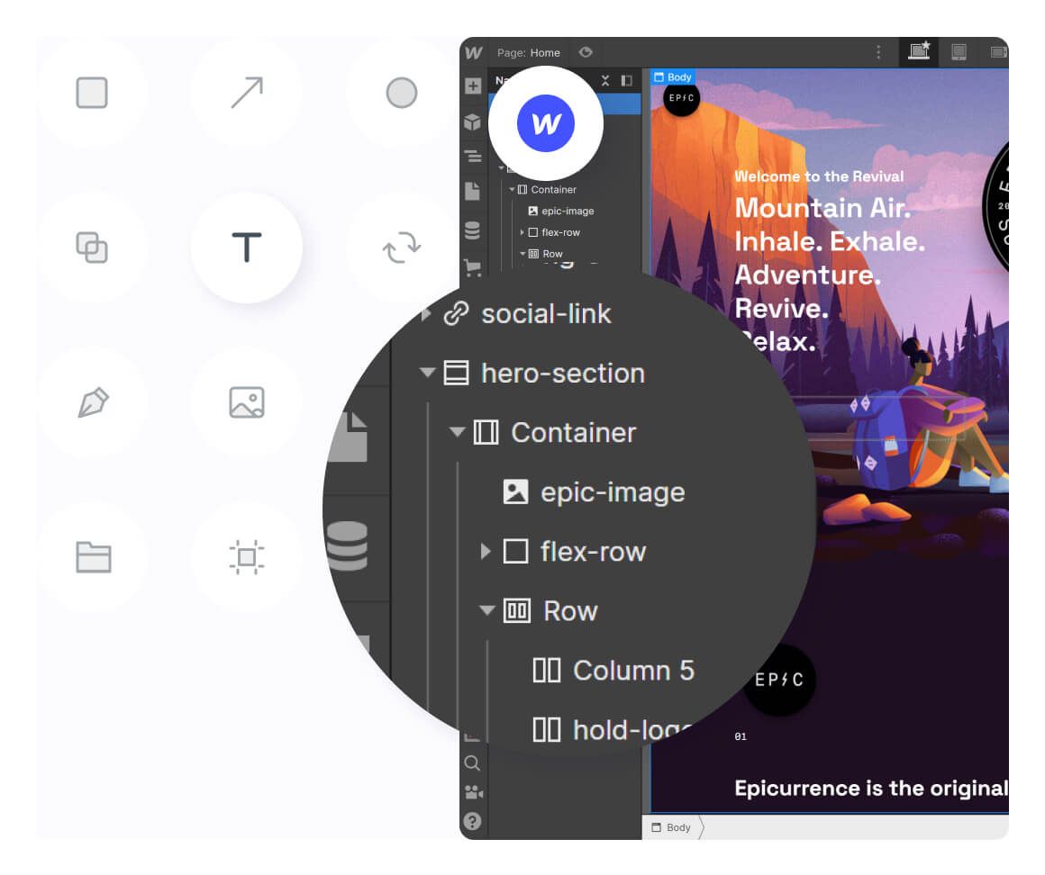 Webflow example