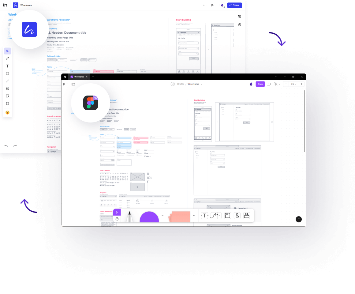 Invision Freehand to Figjam Example