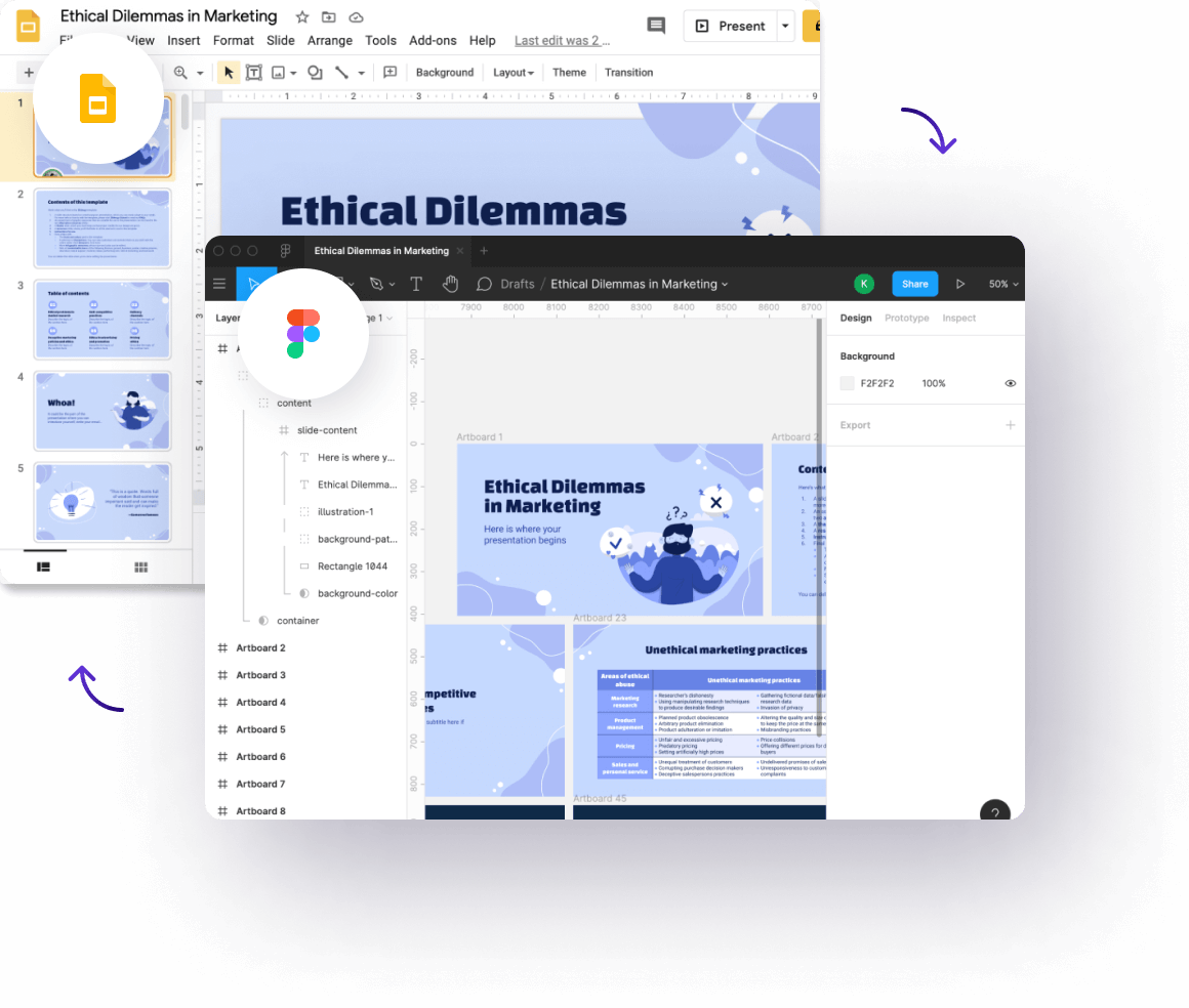 Google Slides to Figma converter example