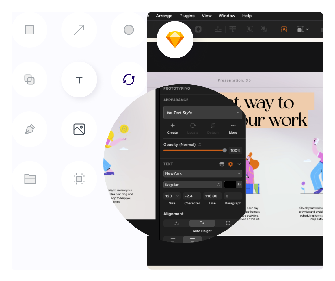Invision Freehand example