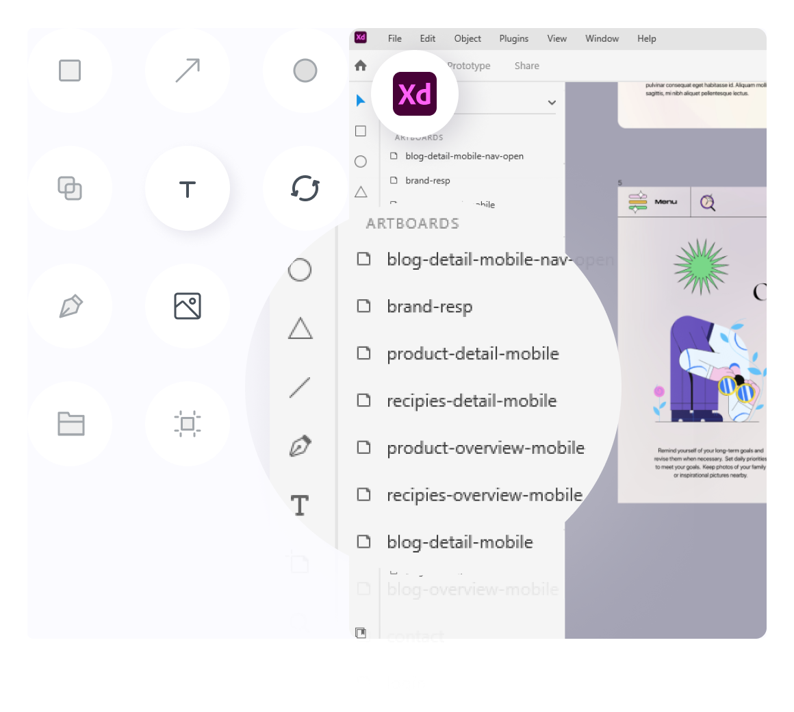 Invision Freehand example
