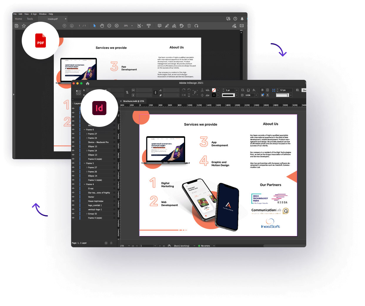 PDF to Figma converter example