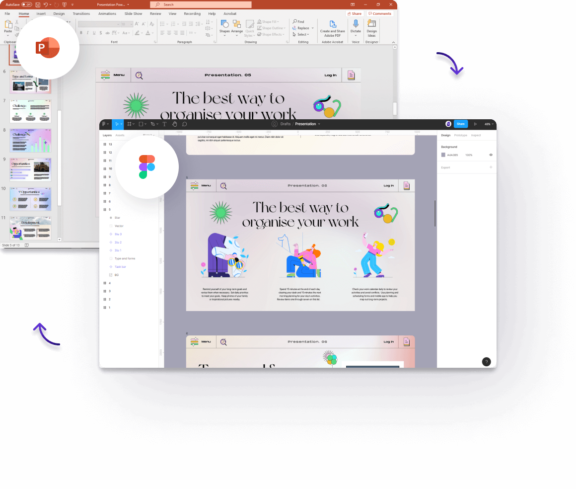 PowerPoint to Canva Example