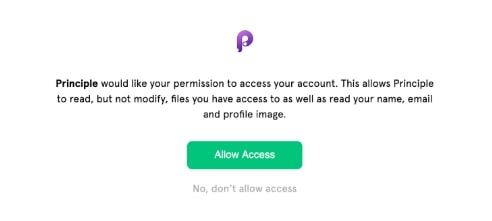 principle allow access