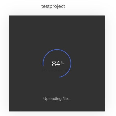upload progress
