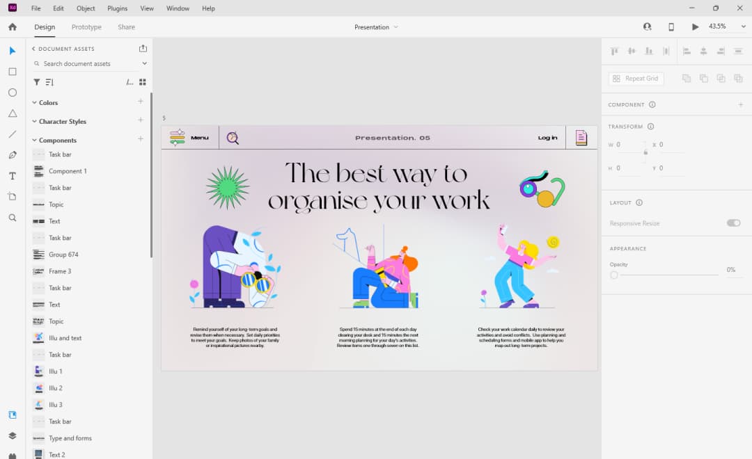 Adobe XD Demo Preview